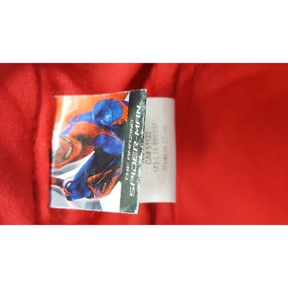 Spider Man Red Hat Cap Strapback Wall Crawler Youth One Size Fits Most - Picture 10 of 11